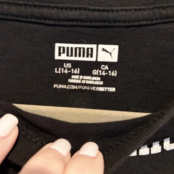 T-shirt PUMA SIZE L(14-16) KIDS Youth All Over Print AOP - Picture 3 of 6